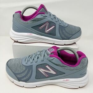 New Balance 496 V3 Womens 9.5 2A Running Shoes Sneakers WW496SL3 Gray Pink